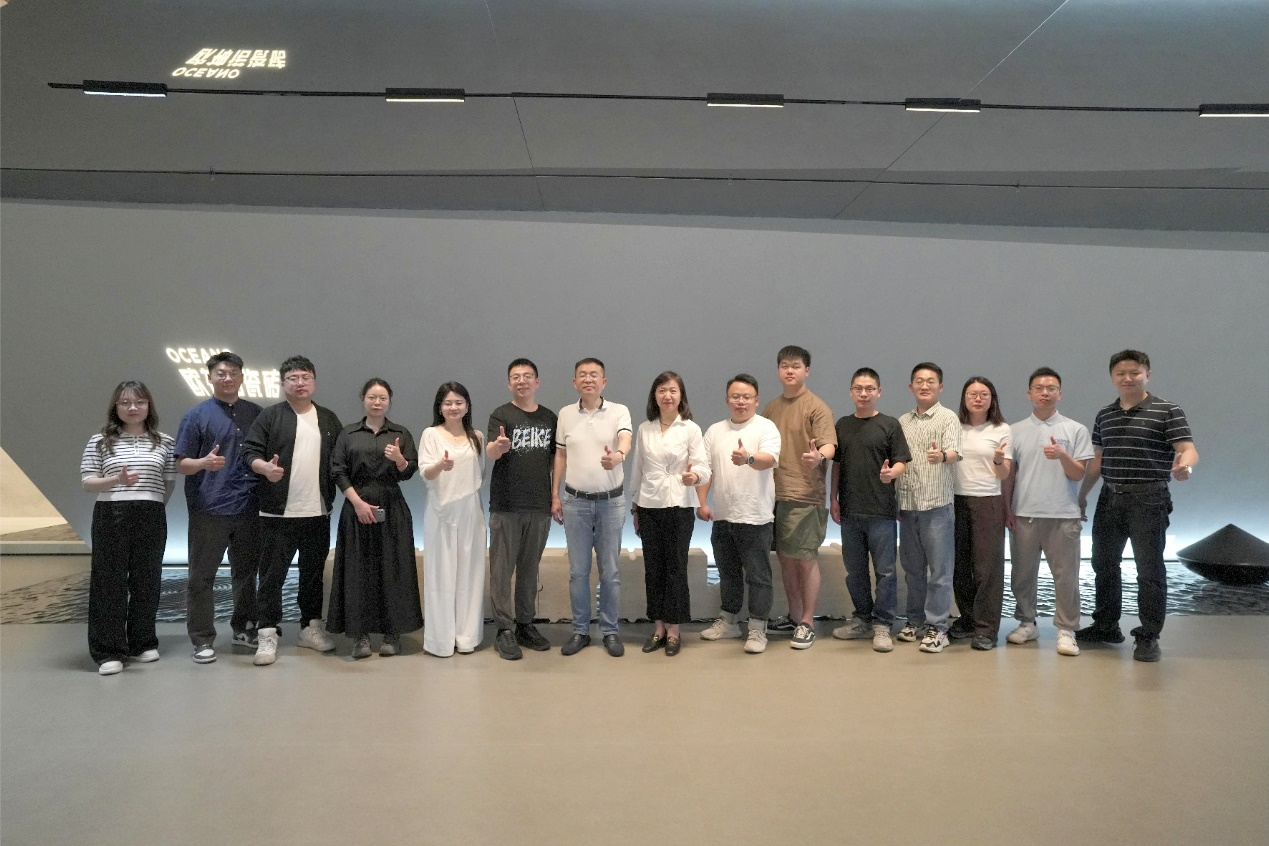 贝壳家装团队实地走访欧神诺总部深化合作